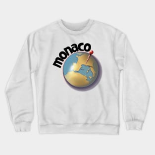 Monaco travel logo Crewneck Sweatshirt